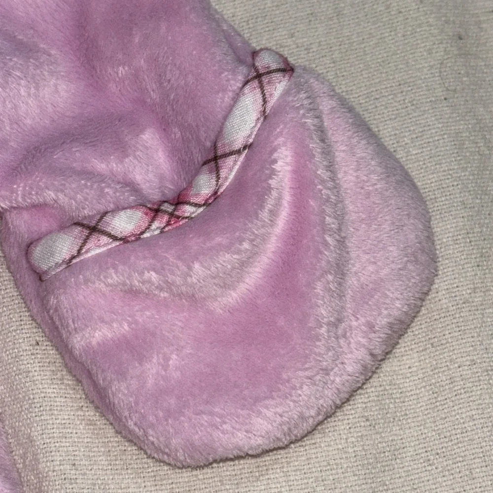 Little By Little Pink Fleece One-piece Snowsuit Hooded Owl Motif Baby Girl 3-6Mo
